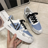 Wexleyjesus New Zapatillas Mujer Fashion Game Print Female Sneakers Casual Patchwork Woman Vulcanize Shoes Individual Ladies Footwear