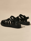 Wexleyjesus Hollow Round-Toe Gladiators Sandals