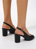 Wexleyjesus Peep Toe Shallow Cut Sandals Sling Shoes