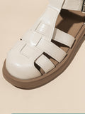 Wexleyjesus Hollow Round-Toe Gladiators Sandals