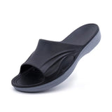 Wexleyjesus Home Hotel Sandals and Slippers Male Summer Non-slip Bathroom Slippers Women's and Men's Flip Flop Shower Shoe