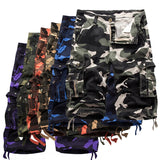 Wexleyjesus  Summer Cargo Shorts Men Camouflage Cotton Casual Knee Length Pants Mens Brand Clothing Comfortable Camo Cargo Shorts