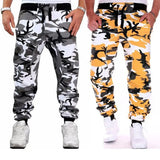 Wexleyjesus Men's Camouflage Pants Hip Hop Style Pleated Harem Trousers Male Sports Sweatpants Plus Size S-3Xl Pockets Pants for Men Brand