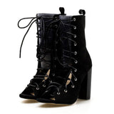 Wexleyjesus Luna Lace Up Heels