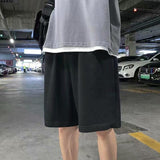 boy outfits 2024 Summer New Short Men's Korean-Style Fashionable Loose Cropped Pants Hong Kong Style Casual Sports Shorts for Students