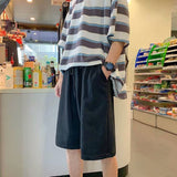 boy outfits 2024 Summer New Short Men's Korean-Style Fashionable Loose Cropped Pants Hong Kong Style Casual Sports Shorts for Students