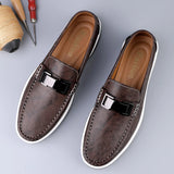 Wexleyjesus Black Loafer Men Shoes Luxury Genuine Leather Business Moccasins Footwear Male Soft Driving Flats Comfy Slip-On Men Casual Shoes