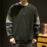 Wexleyjesus Sweatshirts For Man Top Loose Hoodieless Black Men's Clothing T-shirt Pullover Emo Young On Sale Offers Streetwear Simple Winter