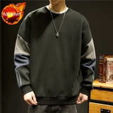 Wexleyjesus Sweatshirts For Man Top Loose Hoodieless Black Men's Clothing T-shirt Pullover Emo Young On Sale Offers Streetwear Simple Winter