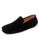 Wexleyjesus New Fashion Casual Suede Shoes Men Loafers with Fur Men High Quality Moccasins Slip on Breathable Driving Loafers Big Size 38-47