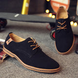 Wexleyjesus Spring Casual Men Shoes Breathable Party Wedding Formal Business Shoes Fashion Flat Footwear Suede Leather Shoes for Men