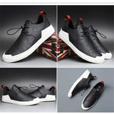 Wexleyjesus Men's Fashion Sneakers Man Casual Shoes Breathable Men Driving Shoes Big size Increasing Office Footwear