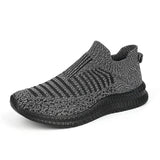 Wexleyjesus Fashion Red Breathable Slip On Sneakers Men Espadrilles Ultralight Non Slip Comfort Men Socks Shoes Knitting Mesh Socks Sneakers