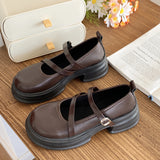 Wexleyjesus 2024 New Casual Shoes for Women Girls School Students JK Uniform Shoes Japanese Style Mary Jane Shoes Buckle Strap Women Loafers