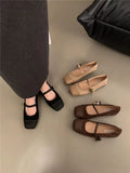 Wexleyjesus Flats Ballet Dance Women Loafer Shoes Shallow Soft Casual Suede Sandals New 2024 Spring Fashion Dress Cozy Walking Mujer Zapatos