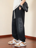 Wexleyjesus New Men's Sweatpants Baggy Joggers Streetwear Fashion Letter Loose Harem Pants Casual Cotton Sweats Trousers Plus Size 8XL