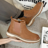 Wexleyjesus 2024 New Fashion Trends Mens Side Zipper Chelsea Boots Genuine Leather Ankle Boots Slip-on Man Business Shoes Cowhide Boots