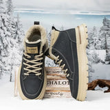 Wexleyjesus Snow Boots for Men Platform Lace Up Casual Winter Shoes Man Offer Luxury Fur New in Brands Warm Cold Proof Comfortable Footwear