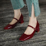 Wexleyjesus New Sweet Bowtie Chunky Platform Pumps for Women Super High Heels Buckle Strap Woman Thick Heel Shoes Ladies