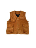 Wexleyjesus American Fashion Corduroy Workwear Vest Men's Winter New Style Japanese Retro Casual Cool Versatile Vest Jacket Female Clothing