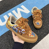 Wexleyjesus New Four Seasons Fashion Brand Niche Explosive Bread Shoes Lovers Students Leisure Sports Board Shoes Men's and Women's Shoes