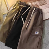 Wexleyjesus Ice Silk Quick Drying Shorts for Men's Summer Outwear Thin  New Basketball Sports Running Casual Split Pants