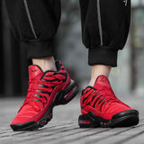 Wexleyjesus Running Shoes for Men Height Increase Shoes Casual Breathable Athletics Sneaker Sports Hiking Walking Tennis Red Crossing Shoes