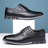 Wexleyjesus Fashion Black Dress Shoes Mens Business Leather Oxford Social Luxury Shoes Prom Casual Footwear Big Size