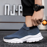 Wexleyjesus New Men's Shoes High Quality Casual Shoes Men Slip-On Sneakers Man Big Shoes Running Shoes Breathable Tenis Shoes Summer