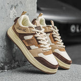 Wexleyjesus Spring Autumn Brown Chunky Men Casual Shoes Fashion High Quality Designer Sneakers Men Comfortable Men's Sneakers