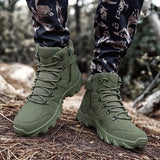 Wexleyjesus Outdoor Hiking Boots Men High Top Boots Desert Boots Outdoor Work Safty Shoes Boots Ankle Shoes Men's Sneakers