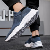 Wexleyjesus New Men's Shoes High Quality Casual Shoes Men Slip-On Sneakers Man Big Shoes Running Shoes Breathable Tenis Shoes Summer