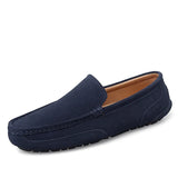 Wexleyjesus New Fashion Casual Suede Shoes Men Loafers with Fur Men High Quality Moccasins Slip on Breathable Driving Loafers Big Size 38-47