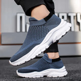 Wexleyjesus New Men's Shoes High Quality Casual Shoes Men Slip-On Sneakers Man Big Shoes Running Shoes Breathable Tenis Shoes Summer