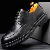 Wexleyjesus Leather Shoes Comfort Men's Shoes 2023 Spring Summer New Men Breathable Outdoor Casual Shoes Business Formal Shoes