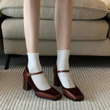 Wexleyjesus Japanese Style Lolita Mary Jane Shoes for Women Gothic Woman Pumps Formal Summer 2024 Comfortable and Elegant a Genuine Mark