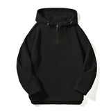 Wexleyjesus Men's Hoodies Spring Autumn Winter Outdoor Fleece Jacket Warm Cold-proof Thickened Hooded Double-sided Sweatshirt Jackets