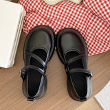 Wexleyjesus 2024 New Casual Shoes for Women Girls School Students JK Uniform Shoes Japanese Style Mary Jane Shoes Buckle Strap Women Loafers