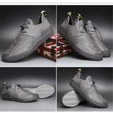 Wexleyjesus Men's Fashion Sneakers Man Casual Shoes Breathable Men Driving Shoes Big size Increasing Office Footwear