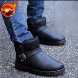 Wexleyjesus Slip-On Winter Shoes Man Flat Booties Ankle Fur Fleece Brands Work Snow Boots for Men Casual Footwear New in Cotton Shoe Offer