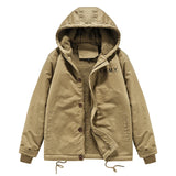 Wexleyjesus Korean Fashion Cotton Jacket Hooded American Style New Thick and Plush Workwear Retro Lamb Wool Coat Female Clothing