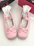 Wexleyjesus Japanese Kawaii Ballet Shoes Women Lolita Style Bow Sweet Sandals Female Pure Color Buckle Casual Mary Janes Shoes Summer 2024