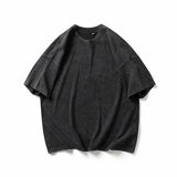 Wexleyjesus Japanese Streetwear High Quality Distressed T-Shirts Harajuku Short Sleeve Men Clothing Summer Korean Trendy Loose Tops Male