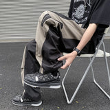 Wexleyjesus Techwear Parachute Cargo Pants Men Patchwork Zipper Loose Casual Trousers Male Summer Streetwear Hip Hop Spliced 5XL