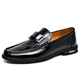 Wexleyjesus Patent Leather Loafers Men Casual Shoes For Gentleman Loafer Formal Shoes Instappers Heren Big Size 47 48