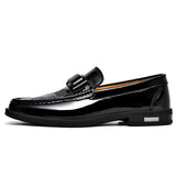 Wexleyjesus Patent Leather Loafers Men Casual Shoes For Gentleman Loafer Formal Shoes Instappers Heren Big Size 47 48