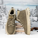 Wexleyjesus Snow Boots for Men Platform Lace Up Casual Winter Shoes Man Offer Luxury Fur New in Brands Warm Cold Proof Comfortable Footwear