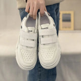 Wexleyjesus Spring Breathable Korean Student White Shoes Flat Bottom Casual Board Shoes Casual Sneaker Shoes Female