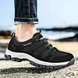 Wexleyjesus Men Soft Casual Shoes Summer Breathable Outdoor Mesh Sneakers Male Light Black Footwear Flat Fashion Boys Travel Zapatillas