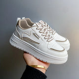 Wexleyjesus New Designer Platform Running Sneakers Women Tennis Shoes Woman Walking Chunky Sneakers White Casual Slip on Vulcanized Shoes